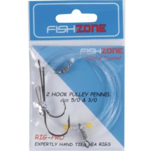 FishZone Two Hook Pulley Pennel Rig