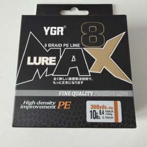 YGR Max 8 Braid PE Line 300yds